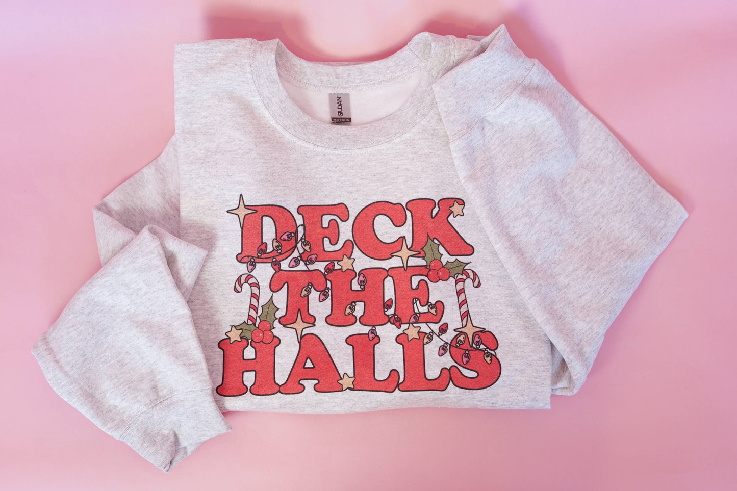 Deck the Halls Christmas Vintage Sweatshirt