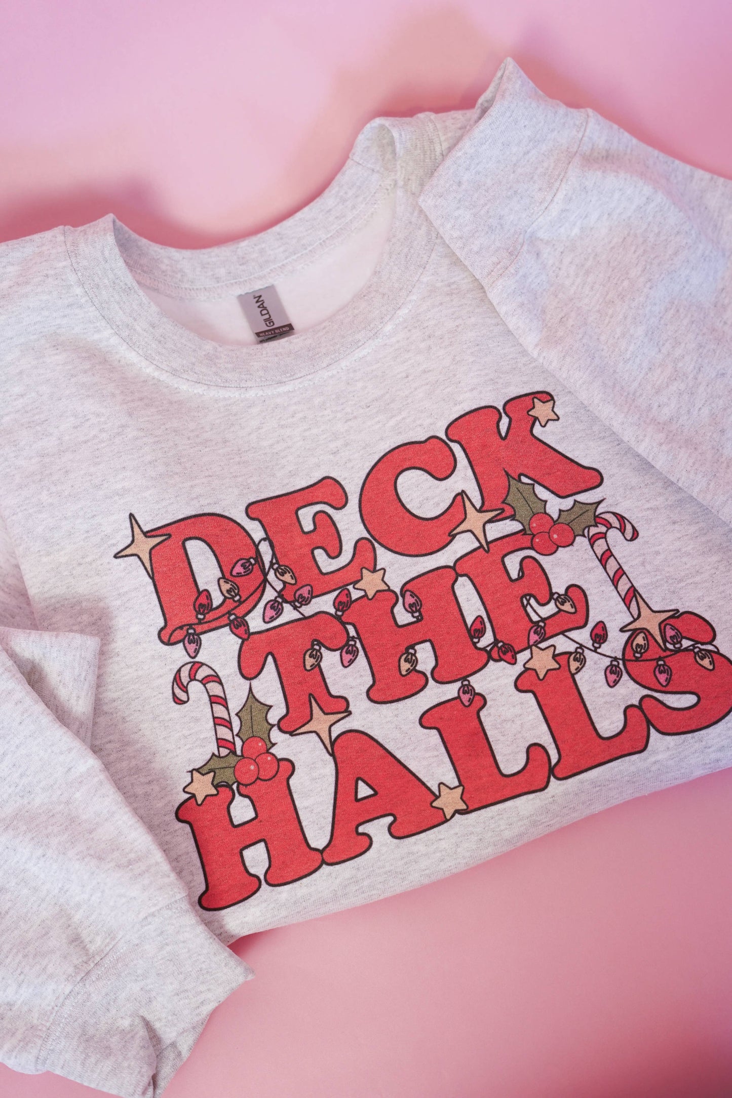 Deck the Halls Christmas Vintage Sweatshirt