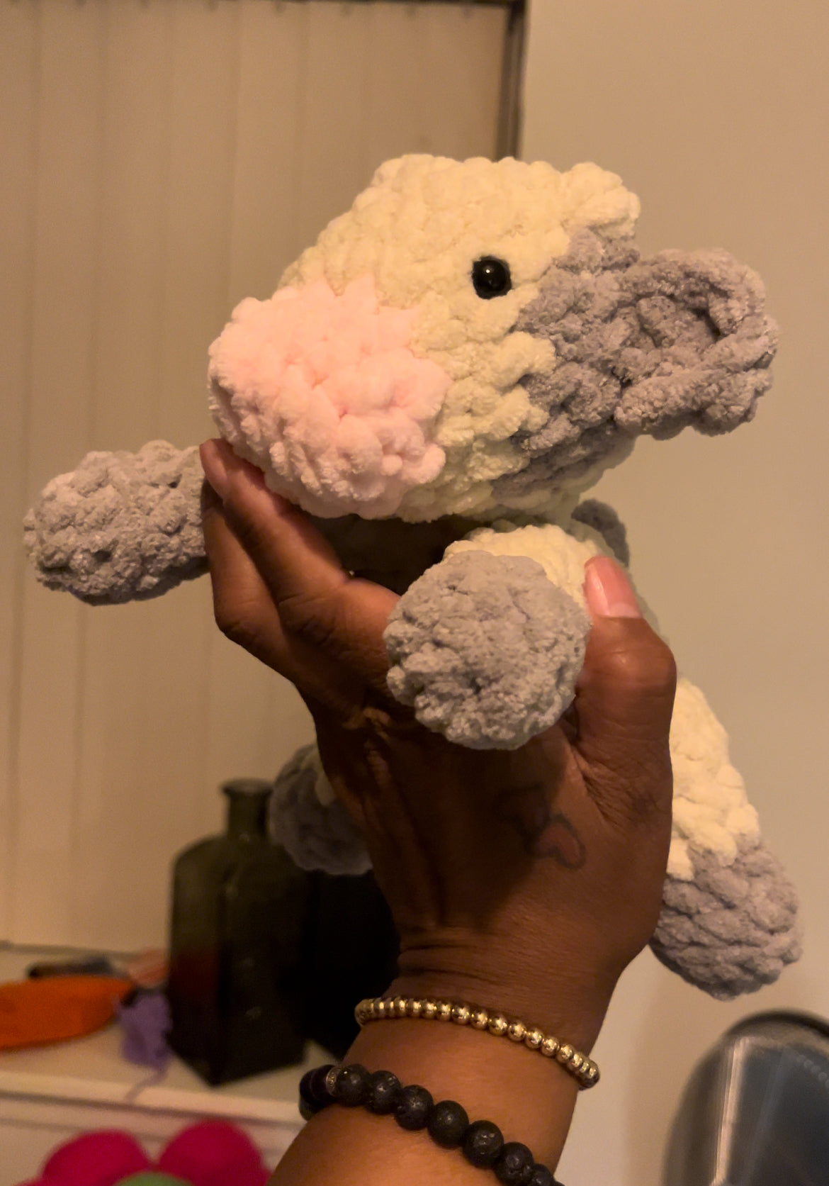 CHLOE' THE CROCHET BABY COW