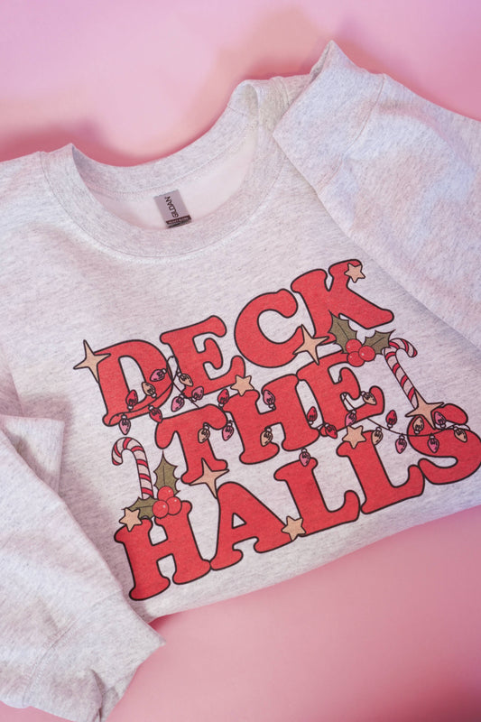 Deck the Halls Christmas Vintage Sweatshirt